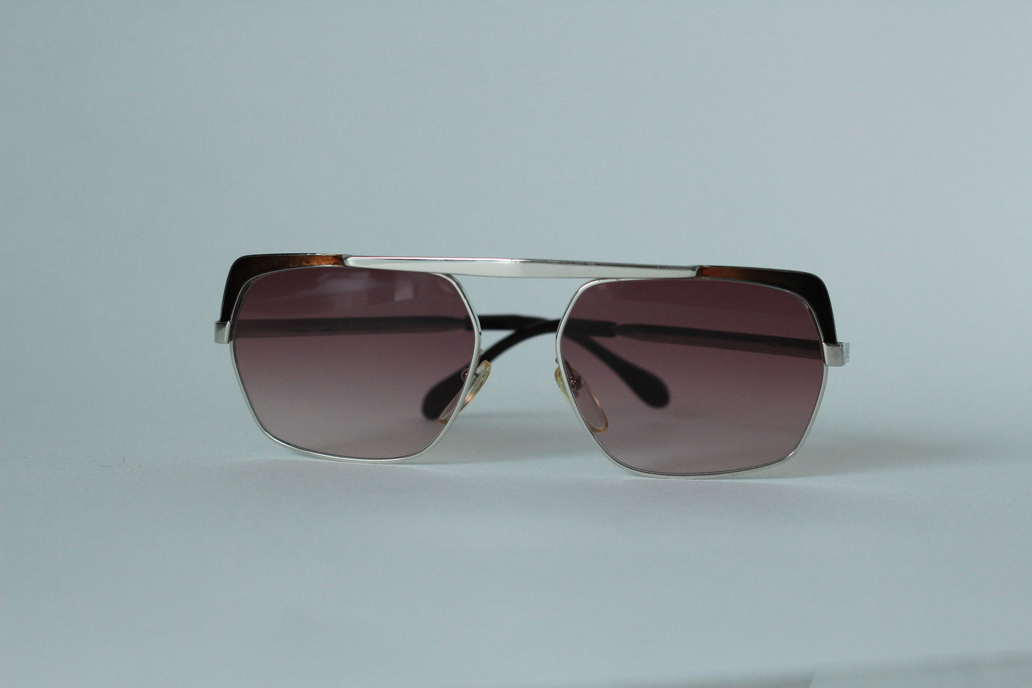1970's Sol Amor silver sunglasses