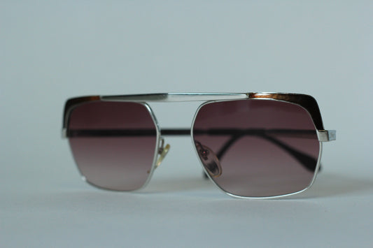 1970's Sol Amor silver sunglasses