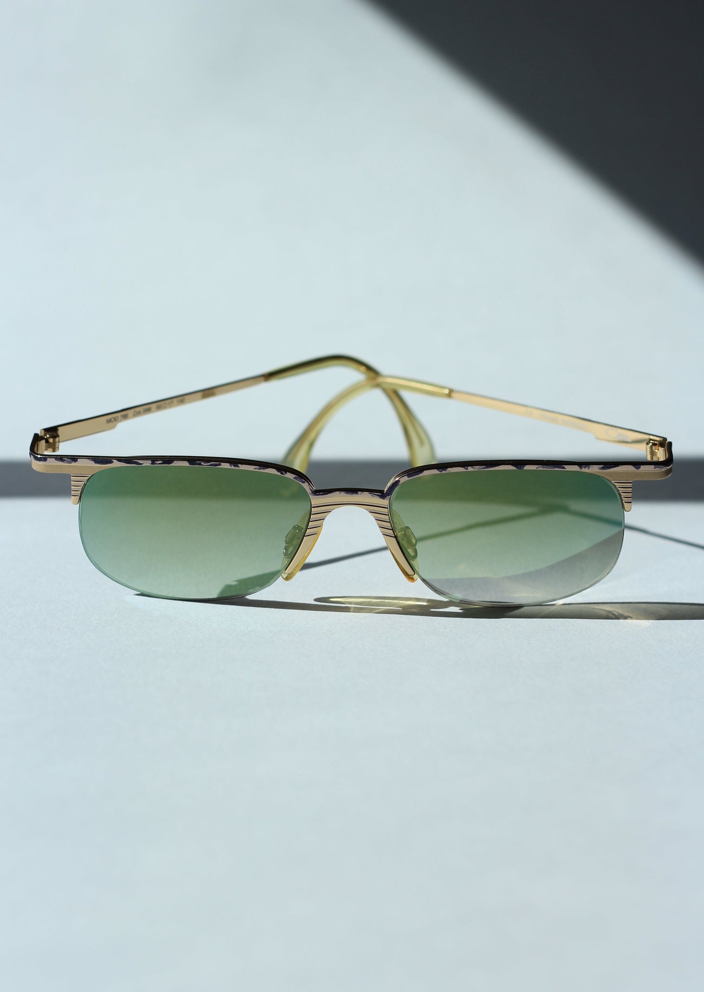 Cazal Vintage 90's Half Rim Polarized Sunglasses
