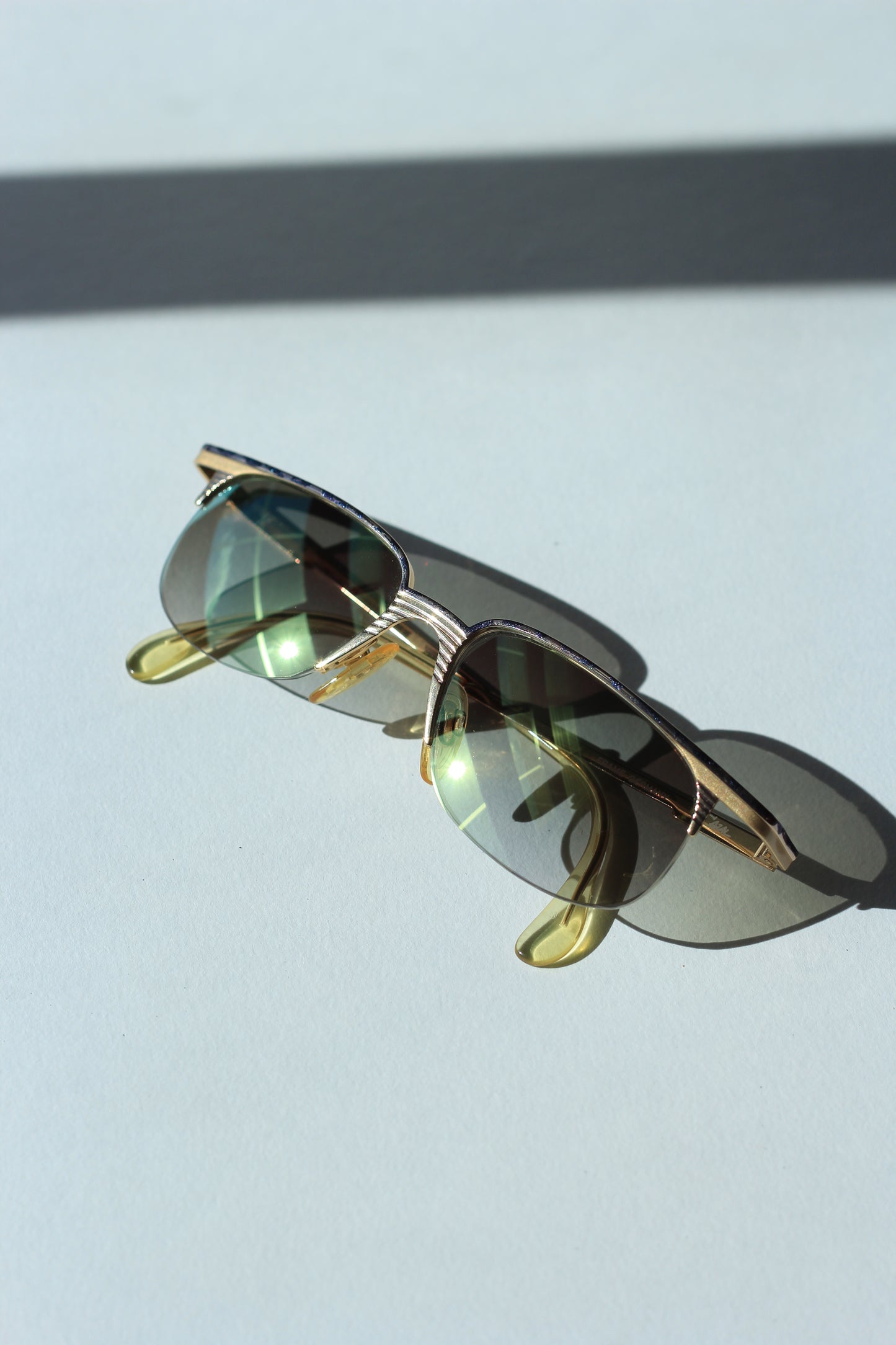 Cazal Vintage 90's Half Rim Polarized Sunglasses