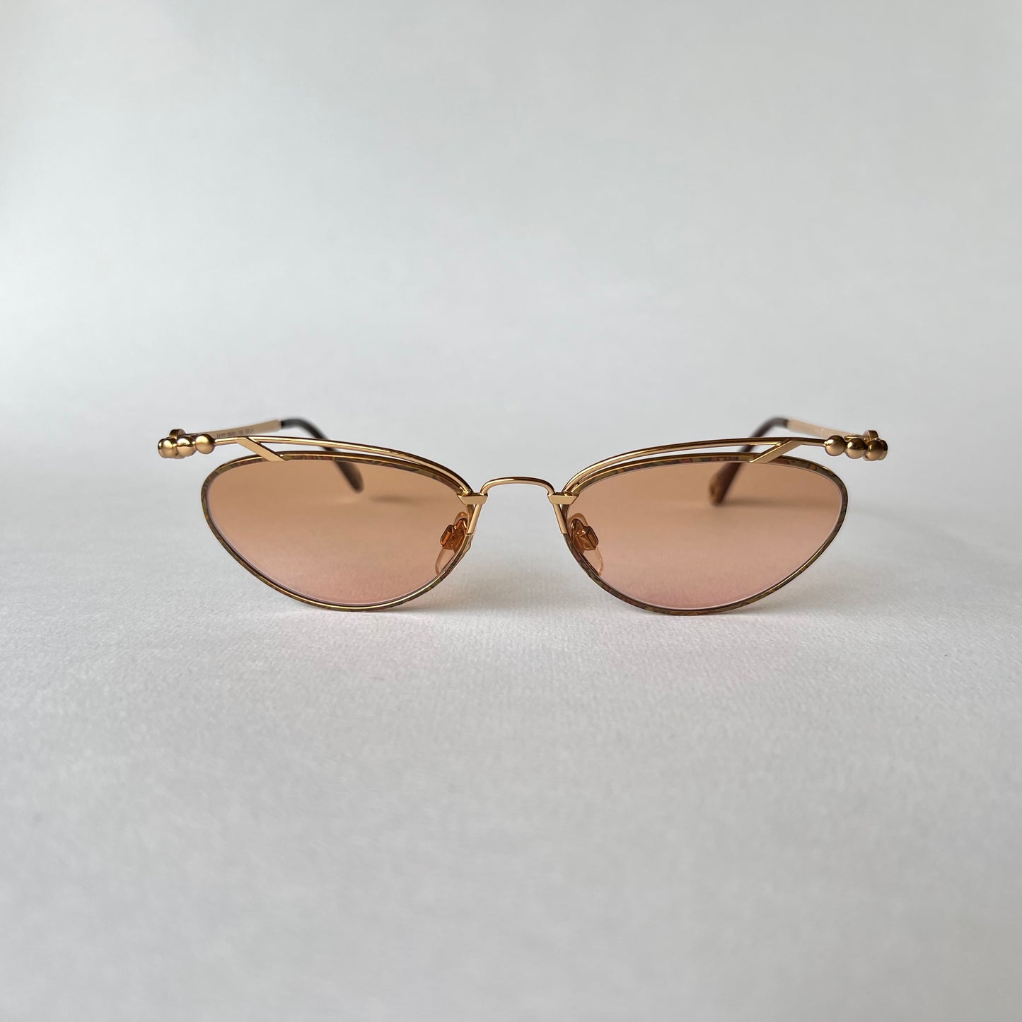 SOLD ~ NOS Vintage Etienne Aigner Gold Cat's-eye