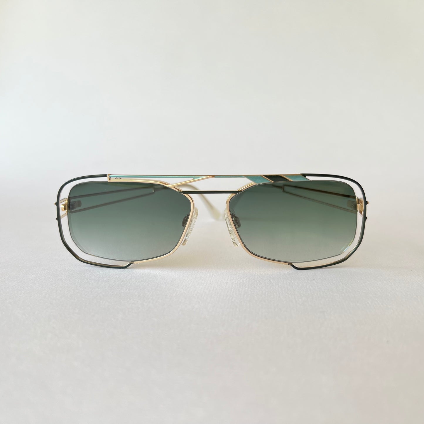 Neostyle NOS Vintage Sunglasses, Amazing Forrest/ Mint Enamel, New Lenses Australian Fitted