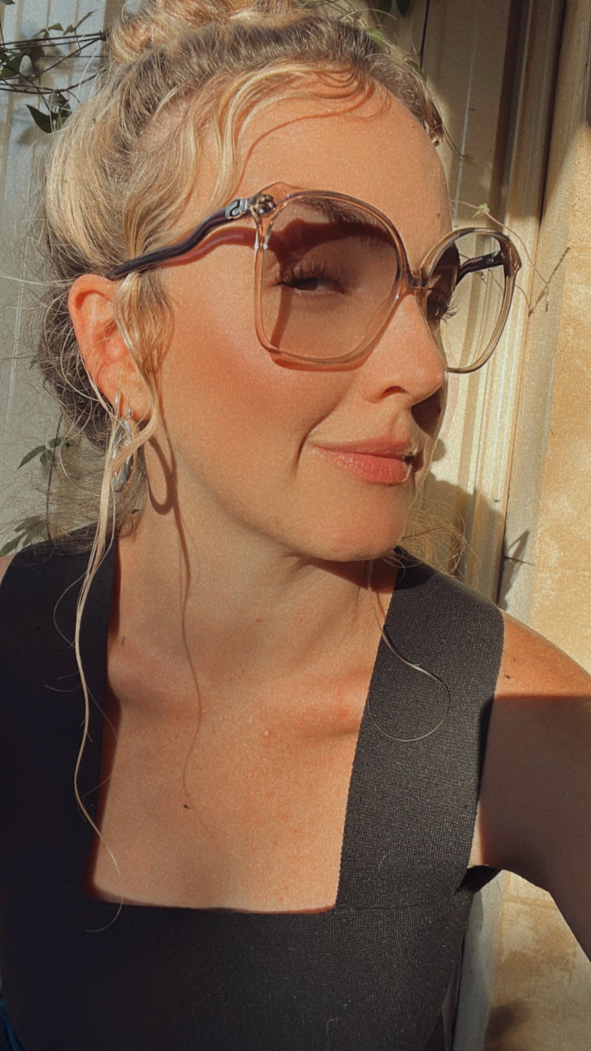 Silhouette Vintage Oversized Sunglasses