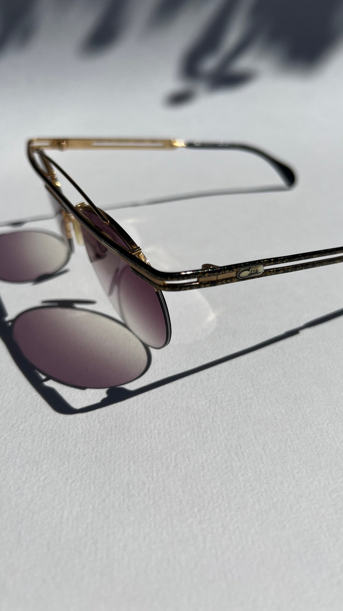 Cazal 90's Vintage Sunglasses, Stunning, New German Zeiss Gradient Lenses