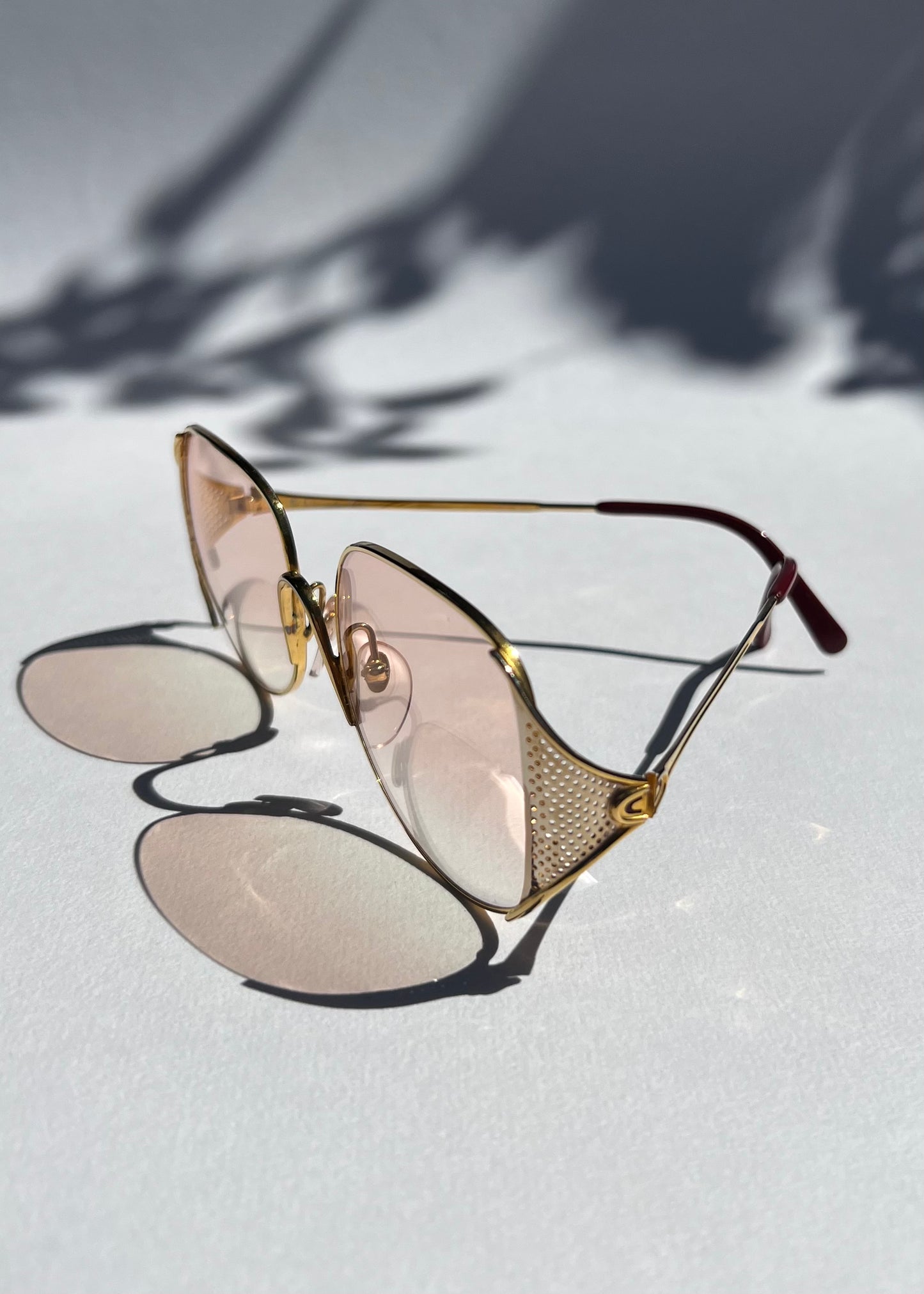 Christian Dior Vintage 80's with Mesh Silver Detail - New Gradient Lenses