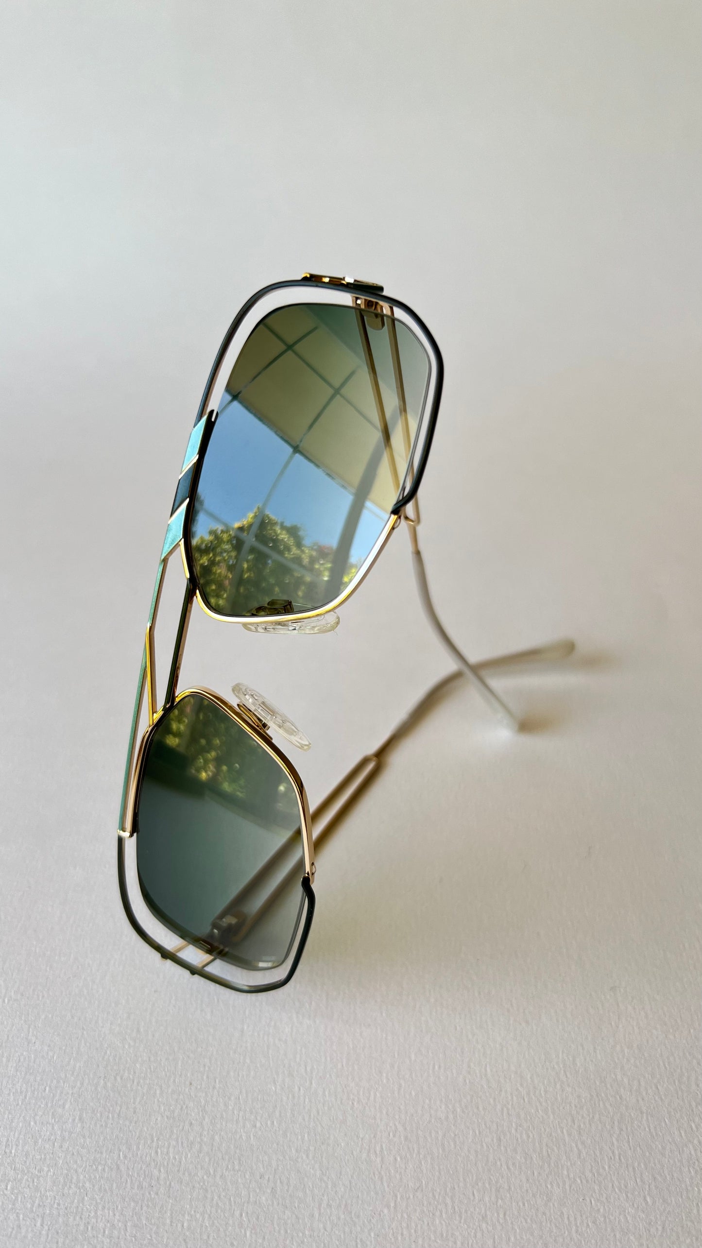 Neostyle NOS Vintage Sunglasses, Amazing Forrest/ Mint Enamel, New Lenses Australian Fitted