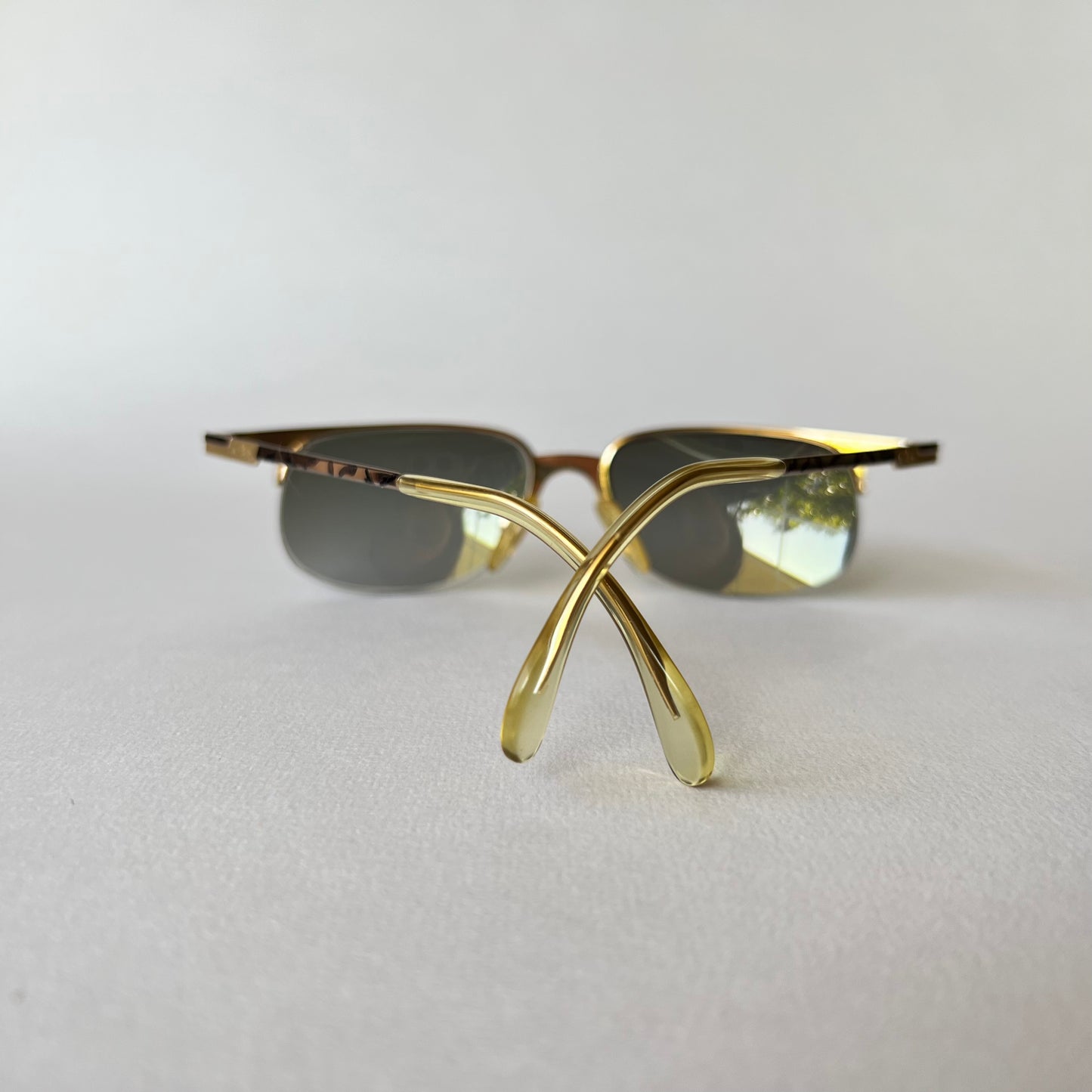 Cazal Vintage 90's Half Rim Polarized Sunglasses