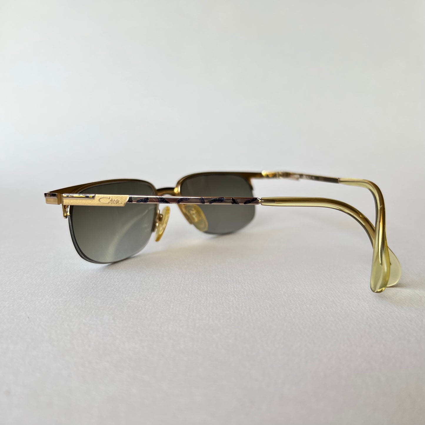 Cazal Vintage 90's Half Rim Polarized Sunglasses