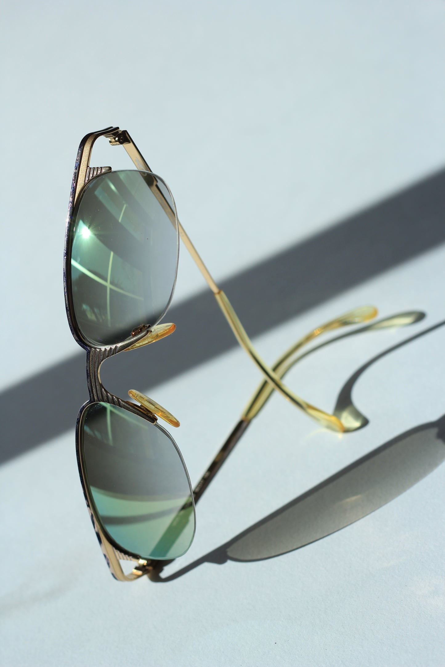 Cazal Vintage 90's Half Rim Polarized Sunglasses