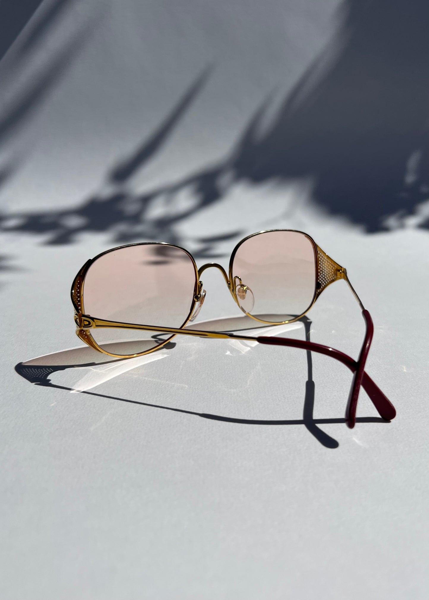Christian Dior Vintage 80's with Mesh Silver Detail - New Gradient Lenses