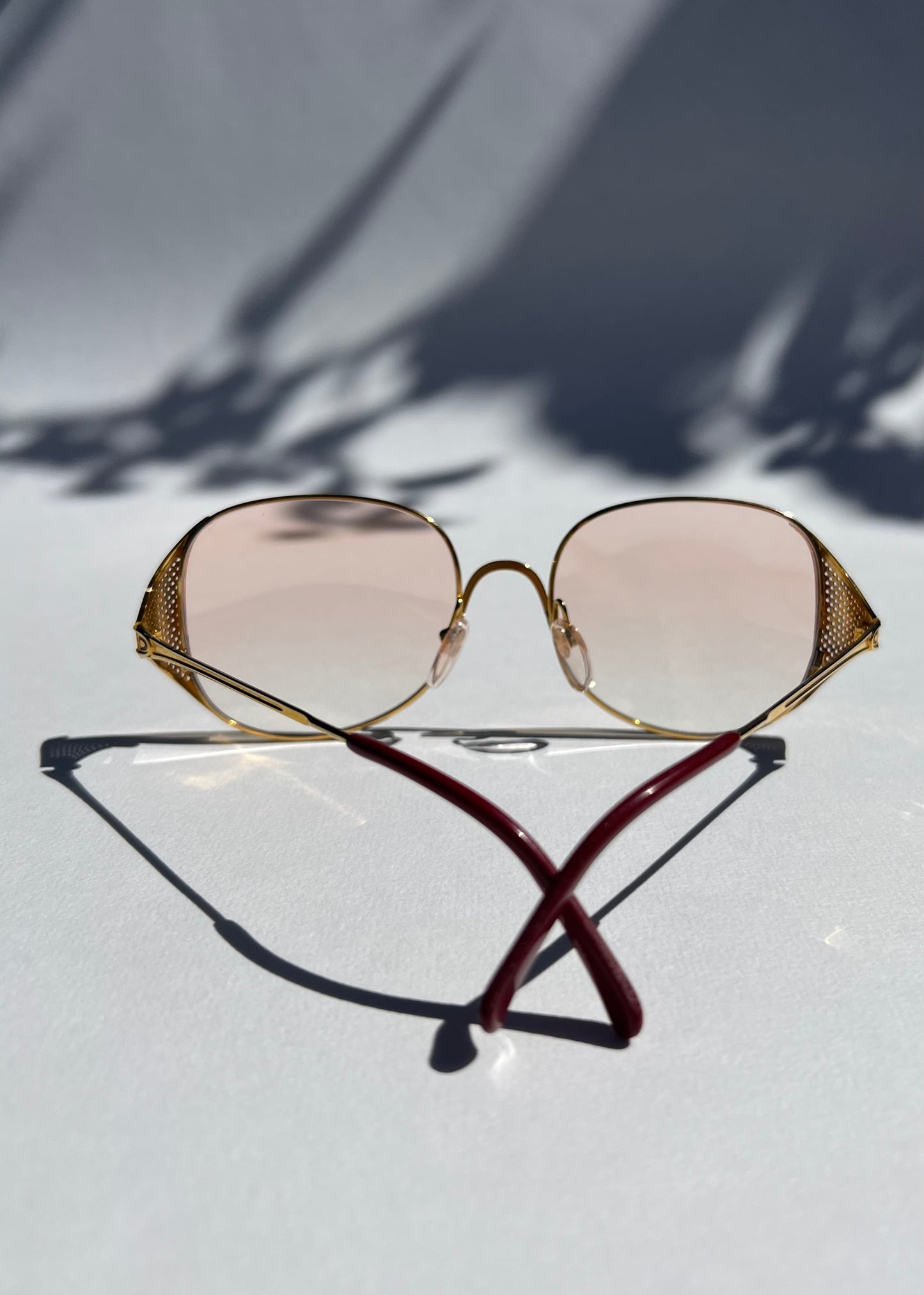 Christian Dior Vintage 80's with Mesh Silver Detail - New Gradient Lenses