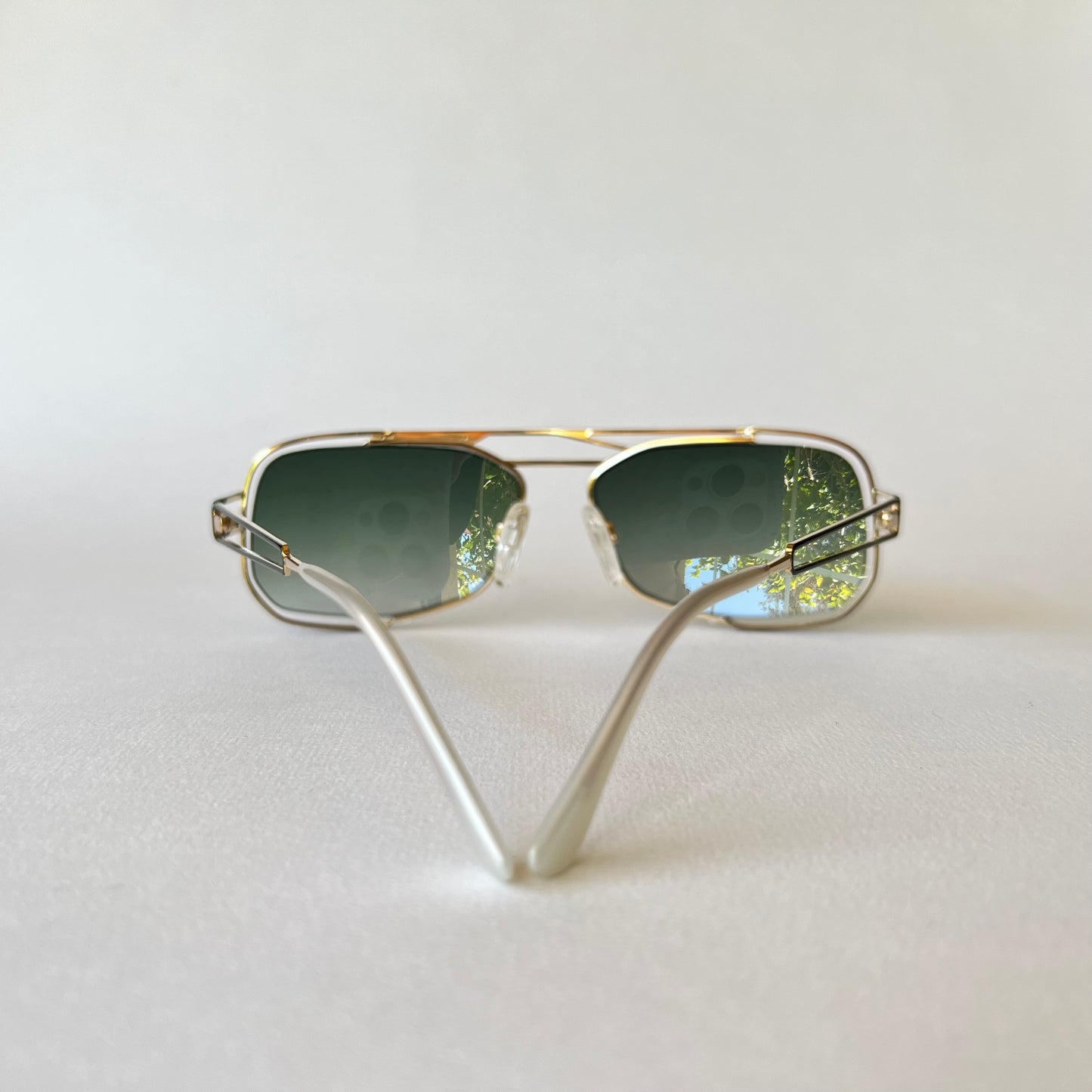 Neostyle NOS Vintage Sunglasses, Amazing Forrest/ Mint Enamel, New Lenses Australian Fitted