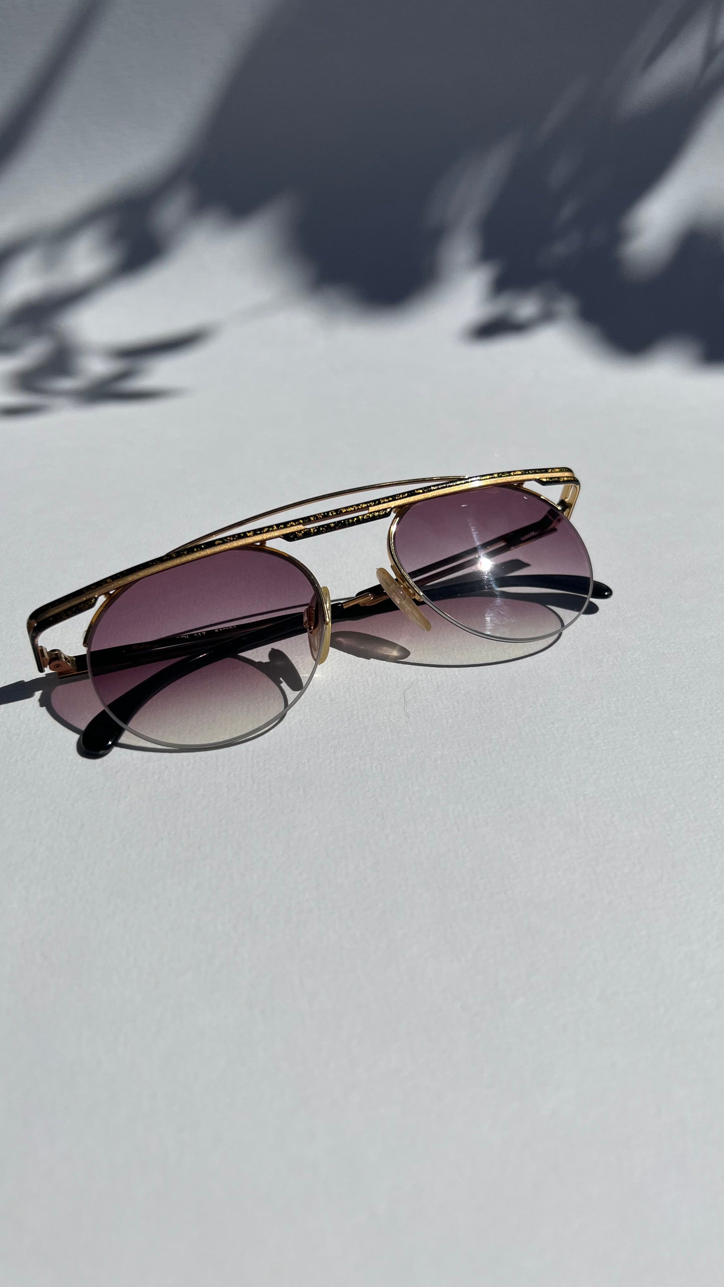 Cazal 90's Vintage Sunglasses, Stunning, New German Zeiss Gradient Lenses
