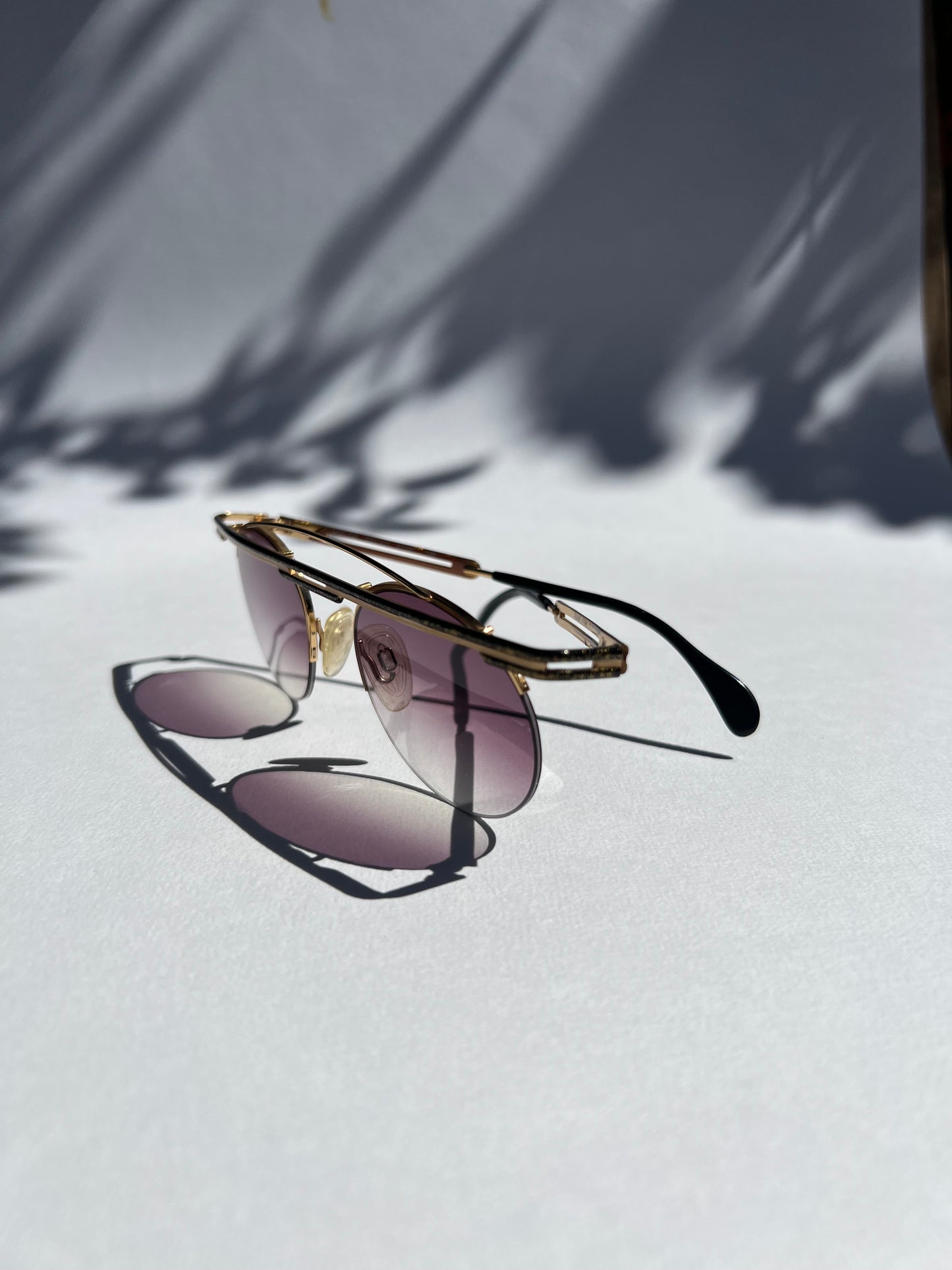 Cazal 90's Vintage Sunglasses, Stunning, New German Zeiss Gradient Lenses