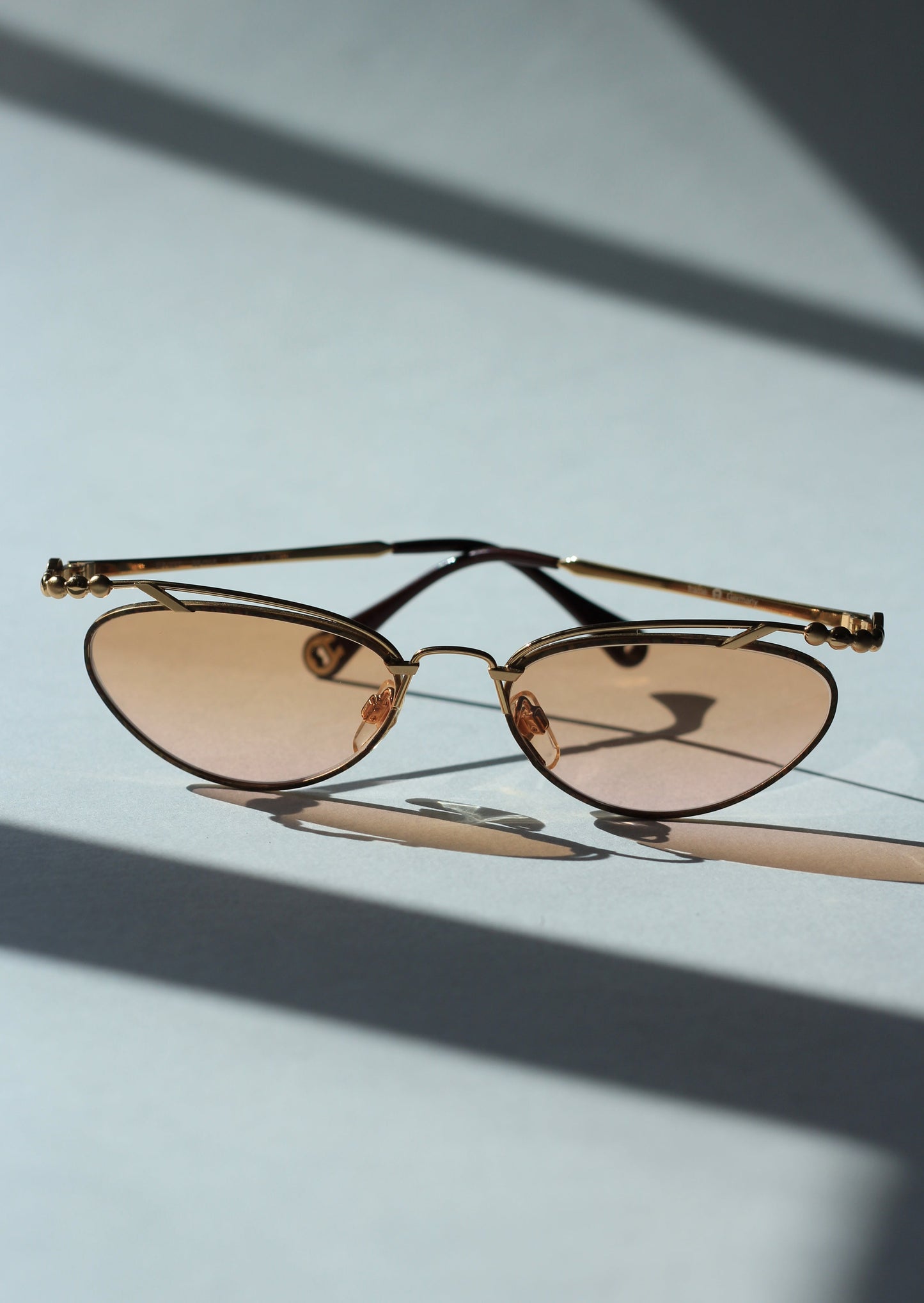 SOLD ~ NOS Vintage Etienne Aigner Gold Cat's-eye