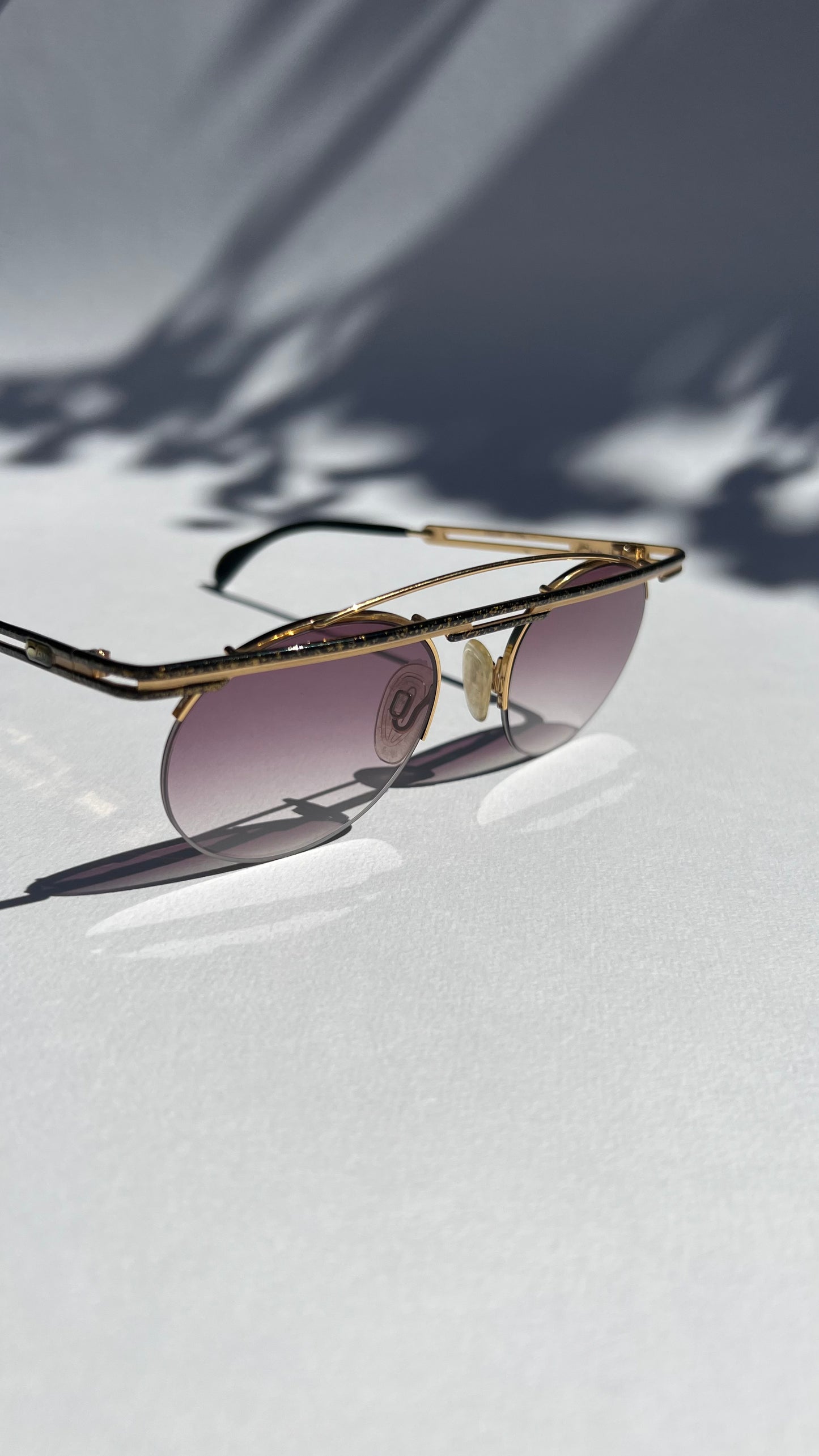 Cazal 90's Vintage Sunglasses, Stunning, New German Zeiss Gradient Lenses