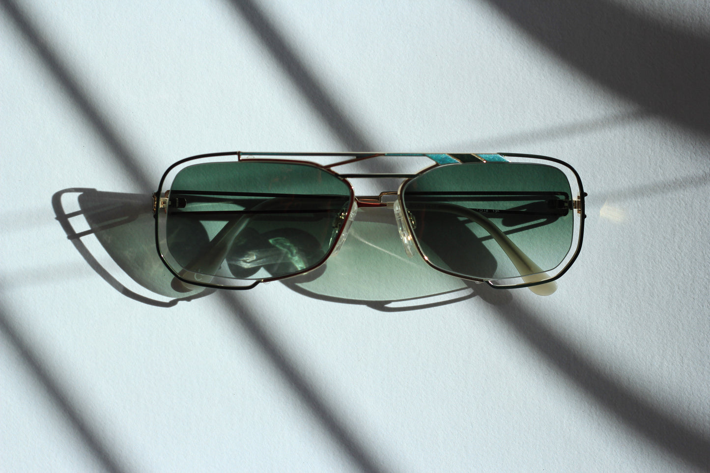 Neostyle NOS Vintage Sunglasses, Amazing Forrest/ Mint Enamel, New Lenses Australian Fitted