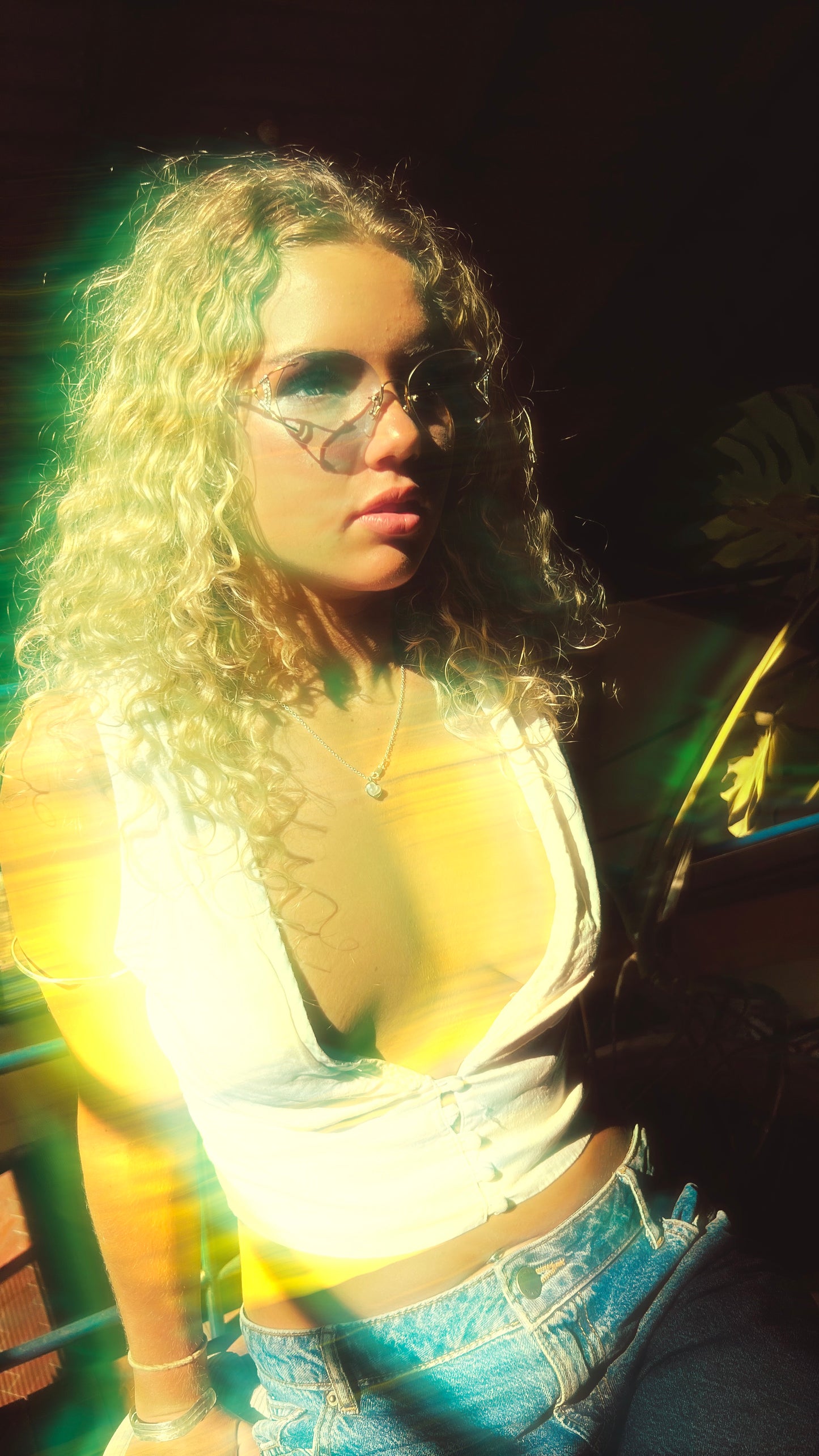 Christian Dior Rimless NOS Gold Plated late 80s
