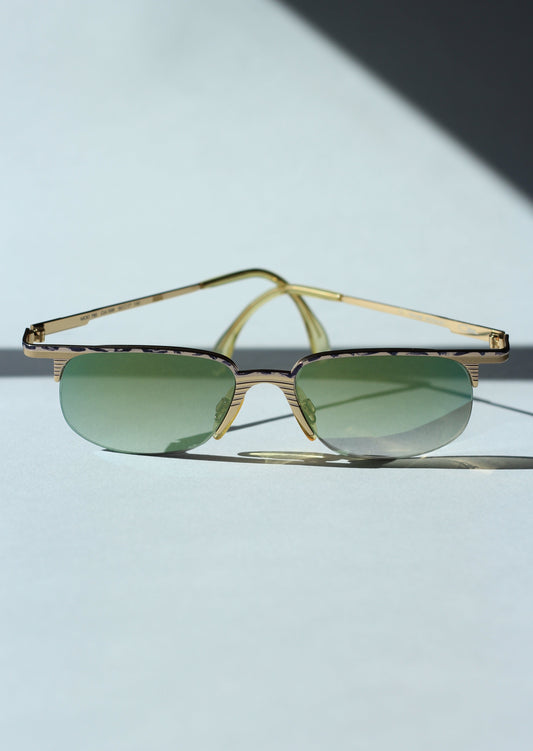 Cazal Vintage 90's Half Rim Polarized Sunglasses