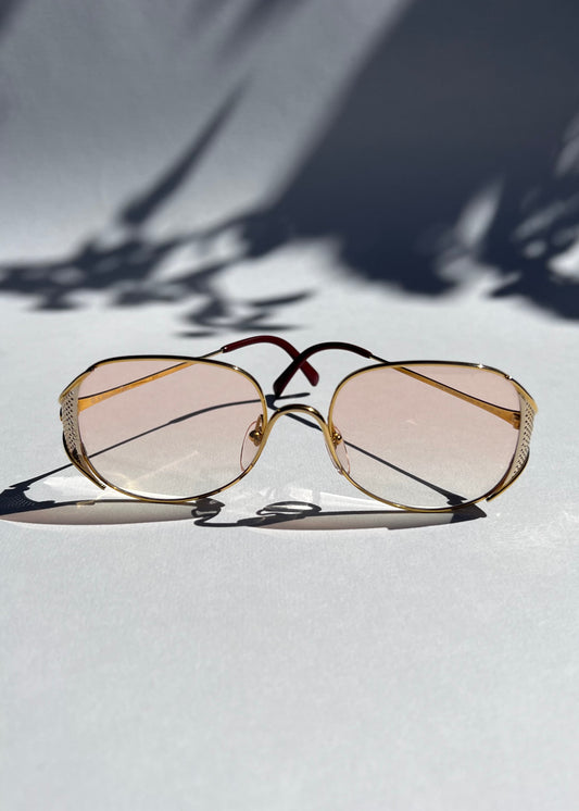Christian Dior Vintage 80's with Mesh Silver Detail - New Gradient Lenses