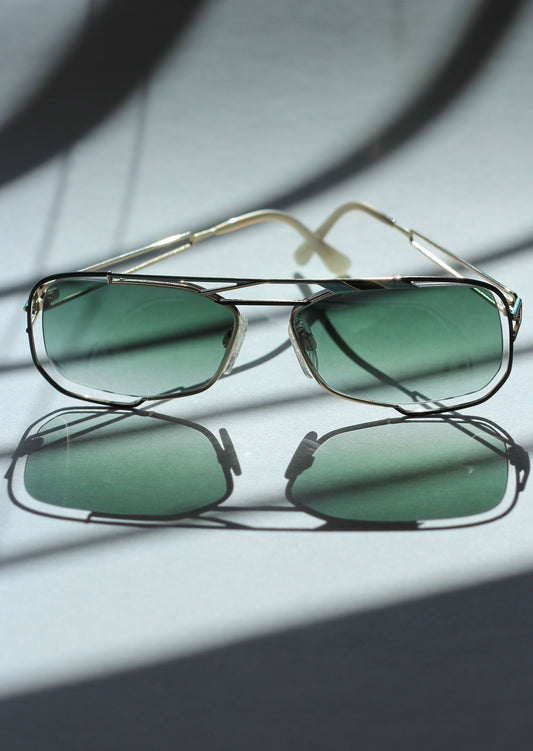 Neostyle NOS Vintage Sunglasses, Amazing Forrest/ Mint Enamel, New Lenses Australian Fitted